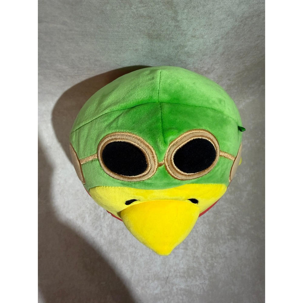 Peanuts Woodstock Aviator Plush 2023 Yellow Bird Green Helmet Red Scarf 8 Inch - Picture 2 of 12